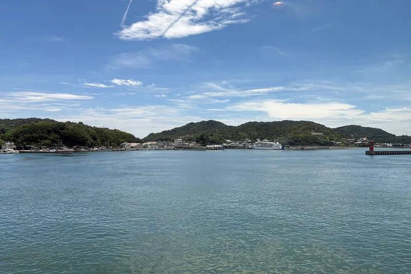 直島の玄関口、宮浦港